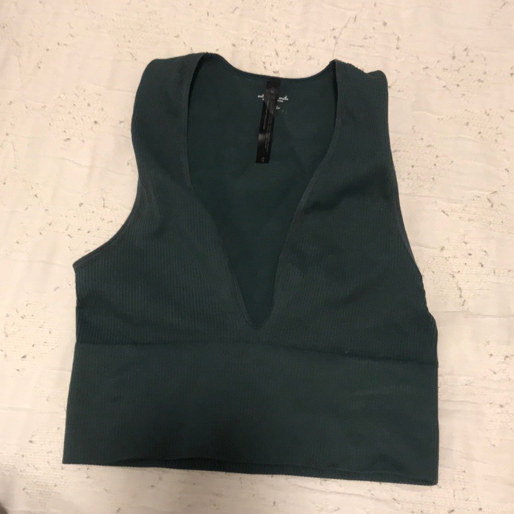 Urban Outfitters Green Crop Top